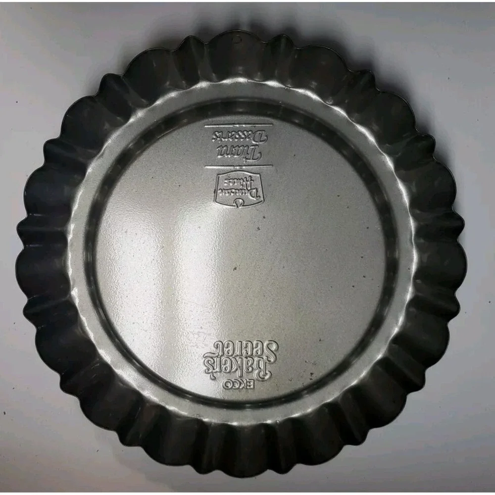 Vintage EKCO Duncan Hines Tiara Desserts Tart Quiche Pans Set of 2 Bakers Secret